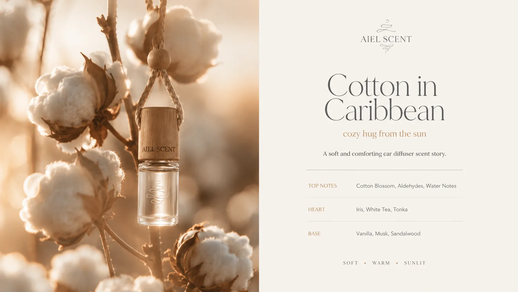 Car Diffuser · ROSE FOREST - Wild rose in a forest clearing, hanging in your car.
